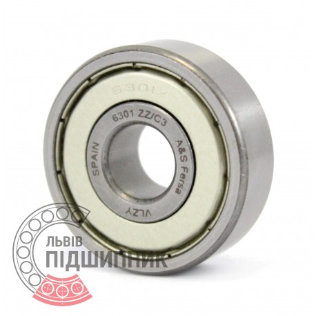 6301 ZZ C3 [Fersa] Deep groove ball bearing