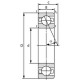 B71904-E-T-P4S-UL [FAG] Angular contact ball bearing