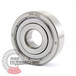 80200 (6200-2Z C3) [SKF] Пiдшипник кульковий