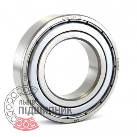 6006-2ZR C3 [Kinex ZKL] Deep groove ball bearing