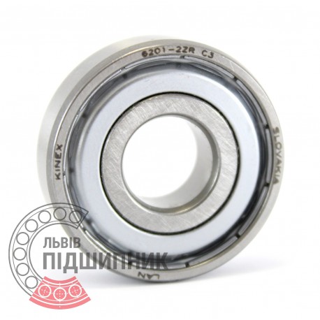 6201-2ZR C3 [Kinex ZKL] Deep groove ball bearing
