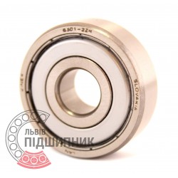 6301-2ZR [Kinex ZKL] Deep groove ball bearing