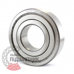 6309-2ZR C3 [Kinex ZKL] Deep groove ball bearing