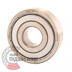 6302-2ZR C3 [Kinex ZKL] Deep groove ball bearing