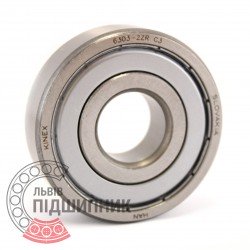 6303-2ZR C3 [Kinex ZKL] Deep groove ball bearing