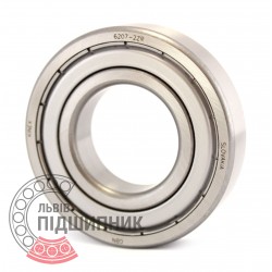 6207-2ZR [Kinex ZKL] Deep groove ball bearing