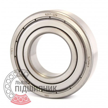 6207-2ZR [Kinex ZKL] Deep groove ball bearing