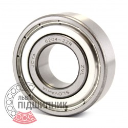 6204-2ZR [Kinex ZKL] Deep groove ball bearing