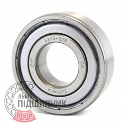 6203-2ZR [Kinex ZKL] Deep groove ball bearing