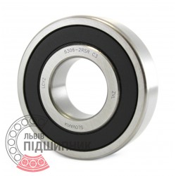 6306-2RS C3 [ZVL] Deep groove ball bearing