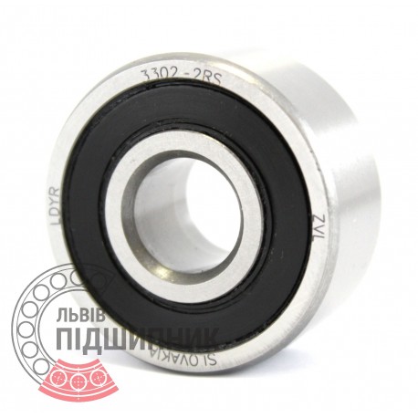 3302-2RS [ZVL] Angular contact ball bearing