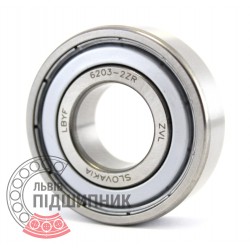 6203-2ZR [ZVL] Deep groove ball bearing