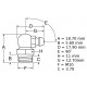 Преcс-масленка М10х1 (кутовая 90°)