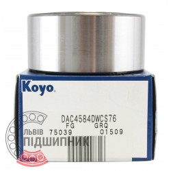 DAC4584DWCS76 [Koyo] Радіально-опорний кульковий пiдшипник