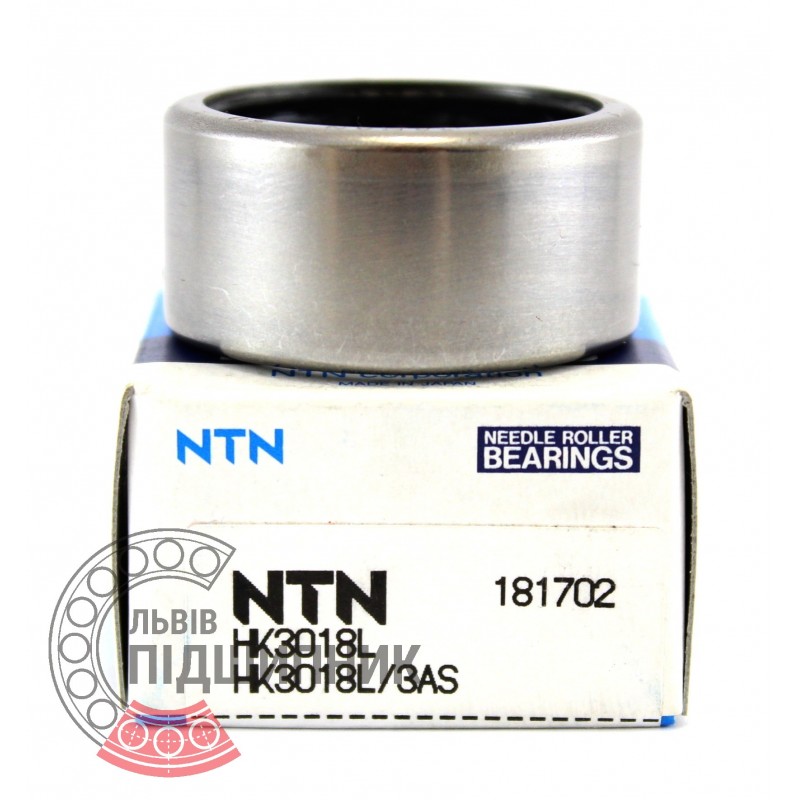 Bearing HK3018 L/3AS [NTN] Drawn cup needle roller bearings with