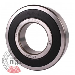 6316 2RS [CX] Deep groove ball bearing