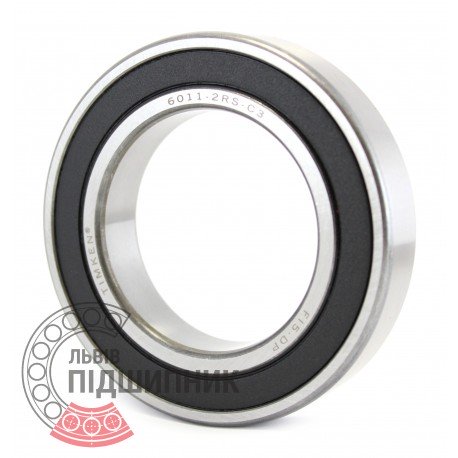 6011 2RS C3 [Timken] Deep groove ball bearing