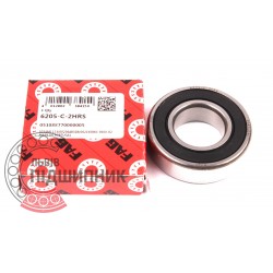 6205-2RSR [FAG] Deep groove sealed ball bearing