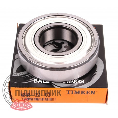 6308 ZZ C3 [Timken] Deep groove ball bearing