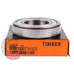 6208 ZZ [Timken] Deep groove ball bearing