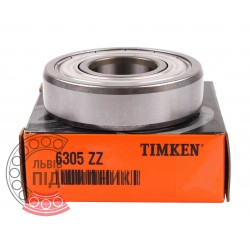 6305 ZZ [Timken] Deep groove ball bearing