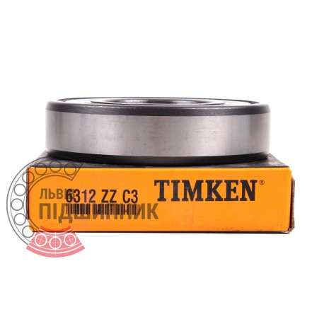 6312 ZZ C3 [Timken] Deep groove ball bearing