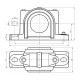 SNH 211/309/511/609 [LBC] Bearing split housing