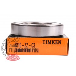 6210 ZZ C3 [Timken] Deep groove ball bearing