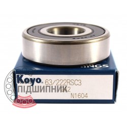 63/22-2RS C3 [Koyo] Deep groove ball bearing