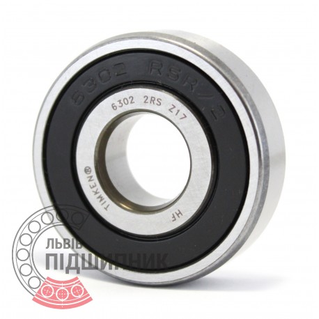 6302 2RS [Timken] Deep groove ball bearing