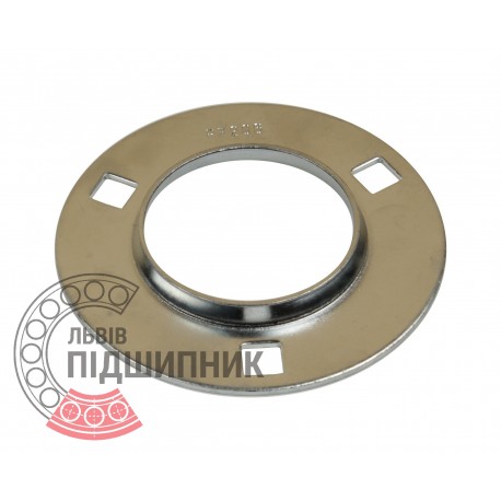 PF206 | PF62 | P206 Round pressed steel flanged housing for insert bearing