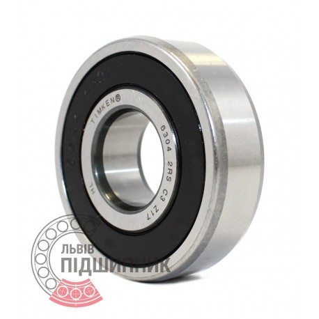 6304 2RS C3 [Timken] Deep groove ball bearing