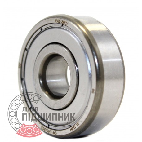 80301 (6301-ZZ/C3) [SKF] Подшипник шариковый