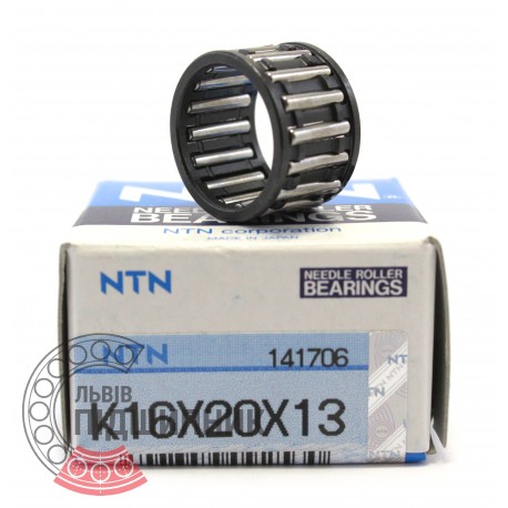 K16х20х13 [NTN] Needle roller bearing