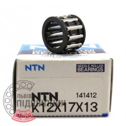 K12х17х13 [NTN] Needle roller bearing