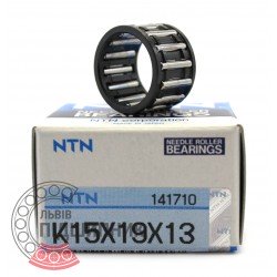 K15х19х13 [NTN] Needle roller bearing