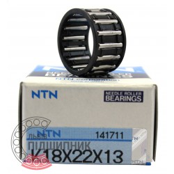 K18х22х13 [NTN] Needle roller bearing