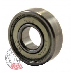 R4 ZZ [EZO] Deep groove ball bearing