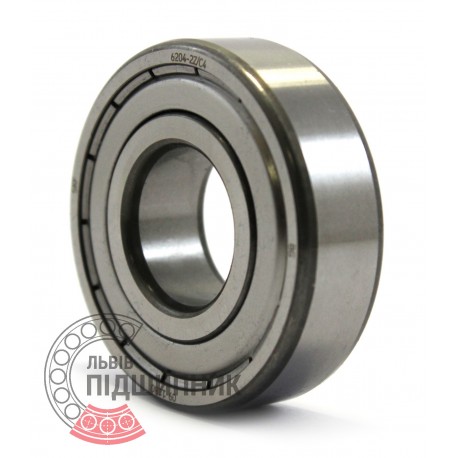 80204 (6204-2Z/С4) [SKF] Подшипник шариковый