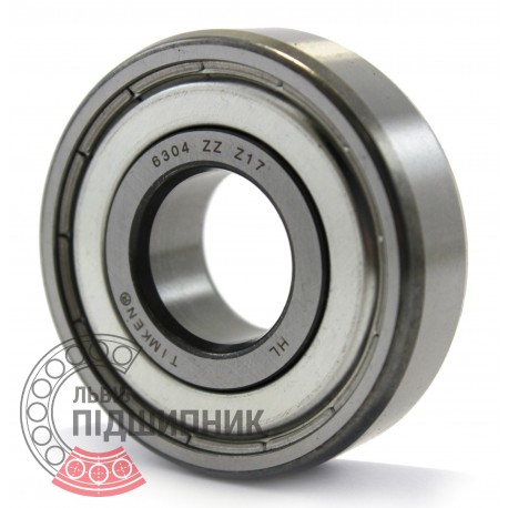 6304 ZZ [Timken] Deep groove ball bearing