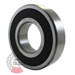 6311 2RS/C3 [Timken] Deep groove ball bearing