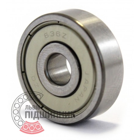 636-ZZ [EZO] Deep groove ball bearing