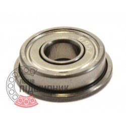 F-695 ZZ [EZO] Metric flanged miniature ball bearing