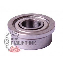 F-684 ZZ [EZO] Metric flanged miniature ball bearing
