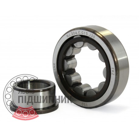 NJ.304.E.G15.J30 [SNR] Cylindrical roller bearing