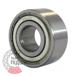 3203-ZZ [FBJ] Angular contact ball bearing