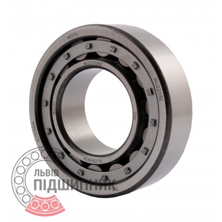 NU2208E [ZVL] Cylindrical roller bearing