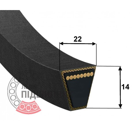 Classical V-Belts C – Section (22X14 mm) - Nirlon Belts