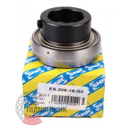 Radial insert ball bearing ES206-19 [SNR]