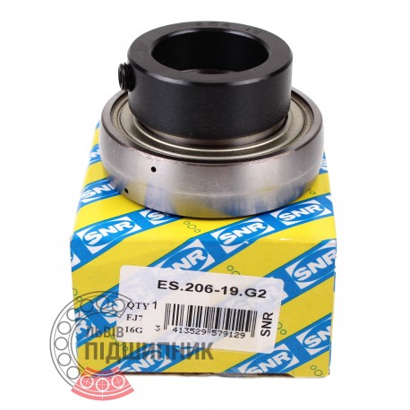 Radial insert ball bearing ES206-19 [SNR]